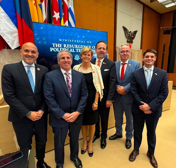 Encuentro entre autoridades de Estados Unidos, Alemania, Italia y Letonia.