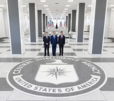 Imagen de Cristian Auguadra se reunió con el Director de la CIA en Estados Unidos